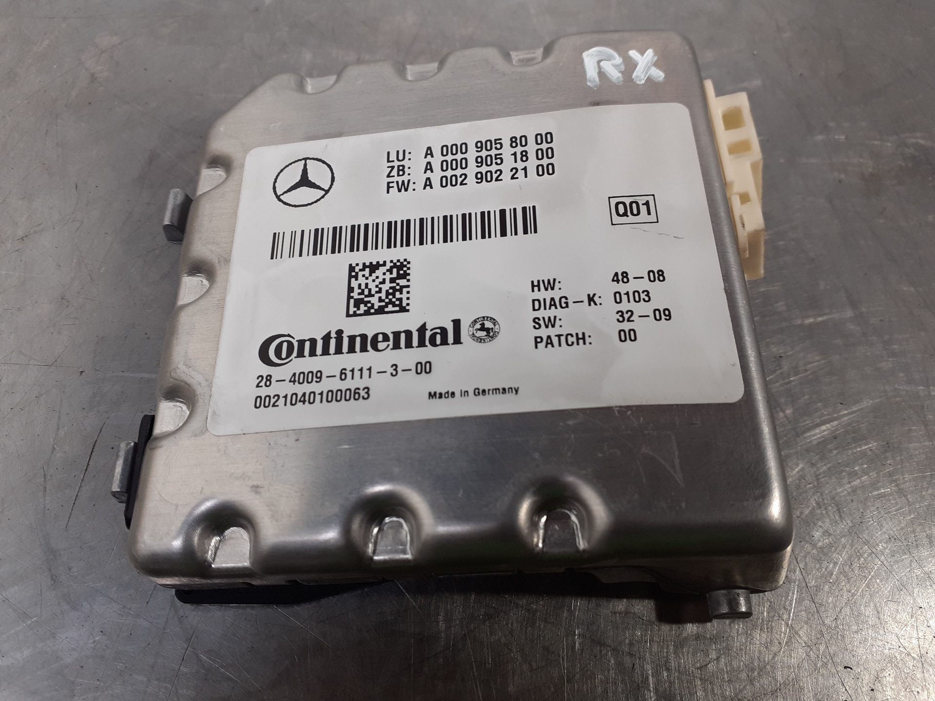 MERCEDES-BENZ E-Class W212/S212/C207/A207 (2009-2016) Other Control Units A0009058000 18992788