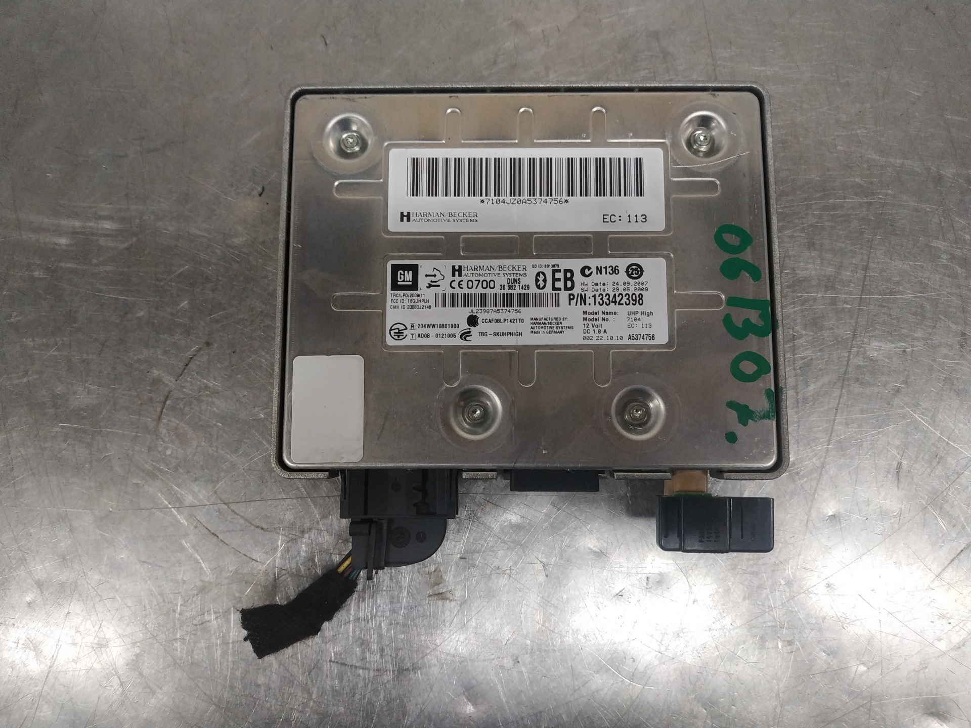 Módulo electronico 13342398 de Opel Insignia a sports tourer (g09) 2008-2012 - pieza usada