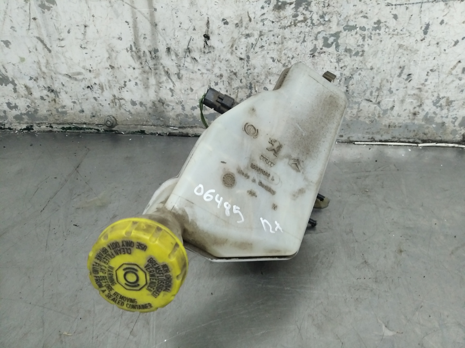 PEUGEOT 207 1 generation (2006-2009) Brake Cylinder 32067093L 27254627