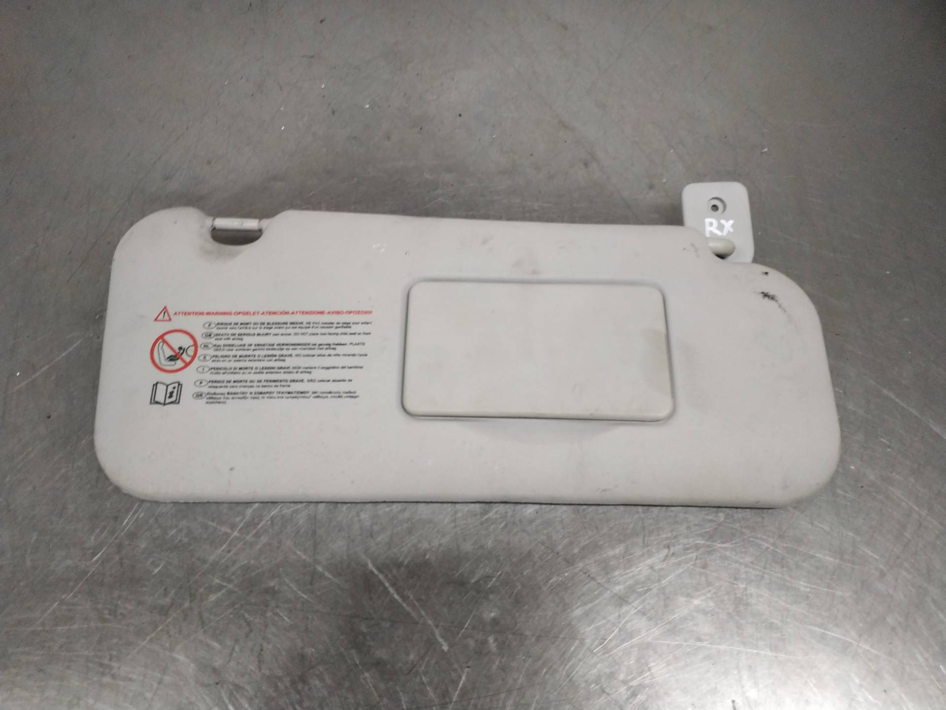 PEUGEOT 207 1 generation (2006-2009) Right Side Sun Visor 27254568