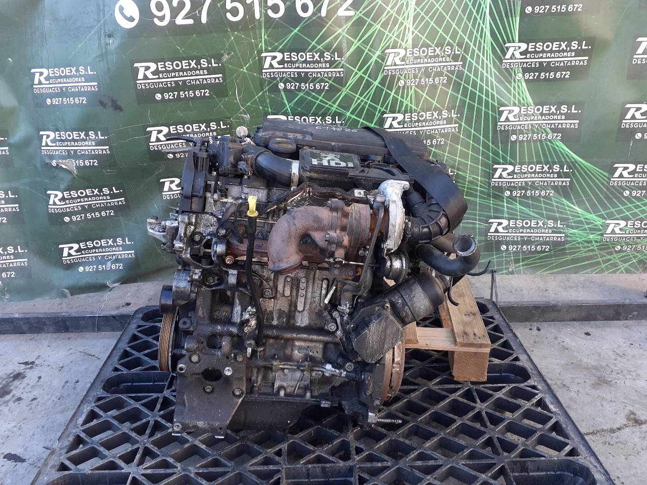 RENAULT 206 1 generation (1998-2009) Motor 8HZ 18907931