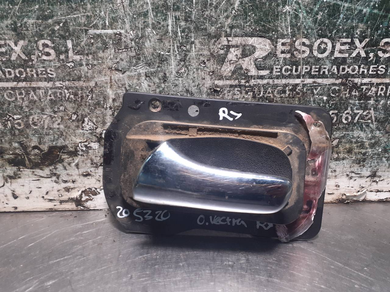 OPEL Vectra B (1995-1999) Front Left Door Interior Handle Frame 09134967 18916123