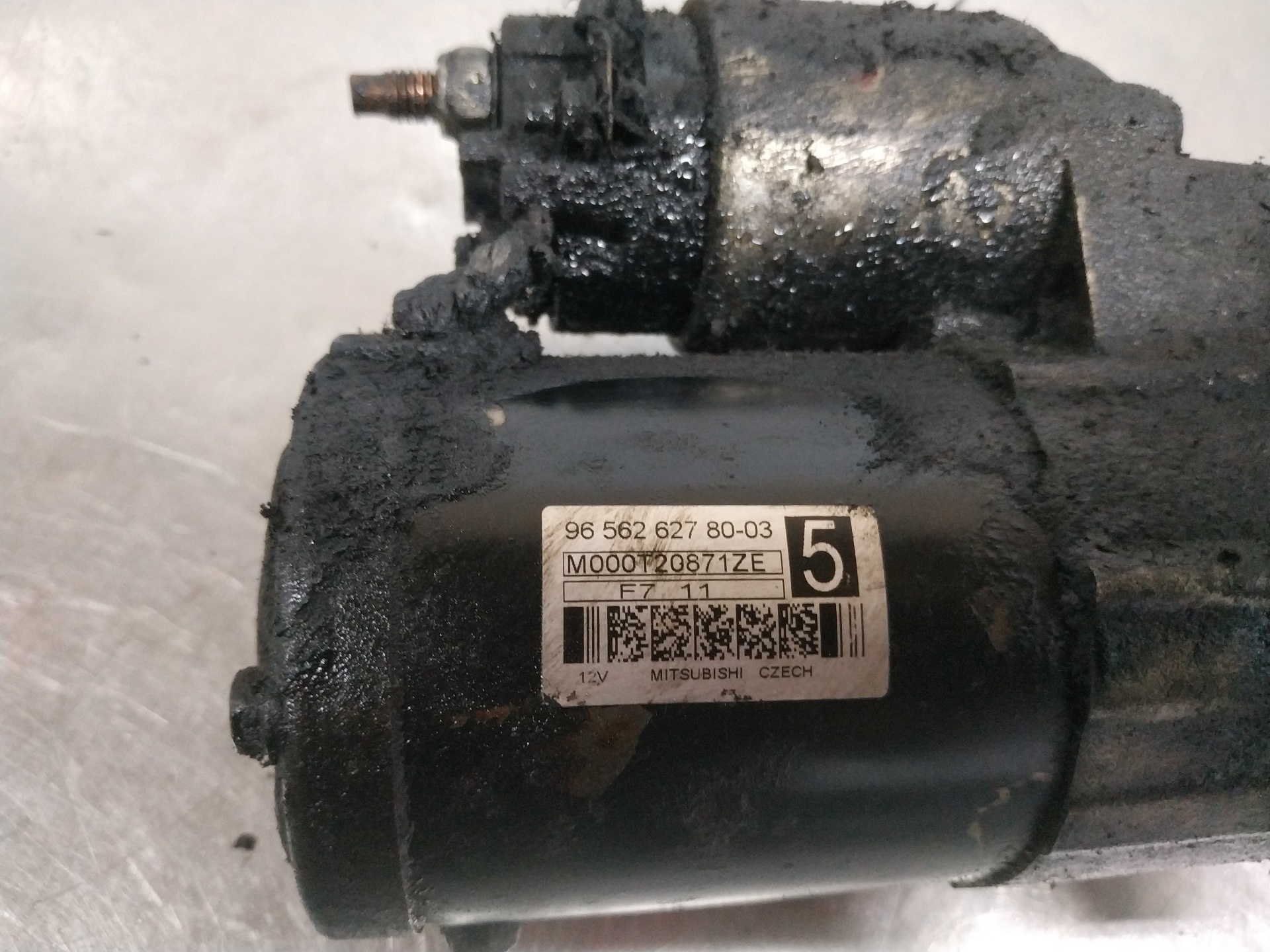 Motor arranque 9656262780 de Mitsubishi Outlander 2007-2009 - pieza usada