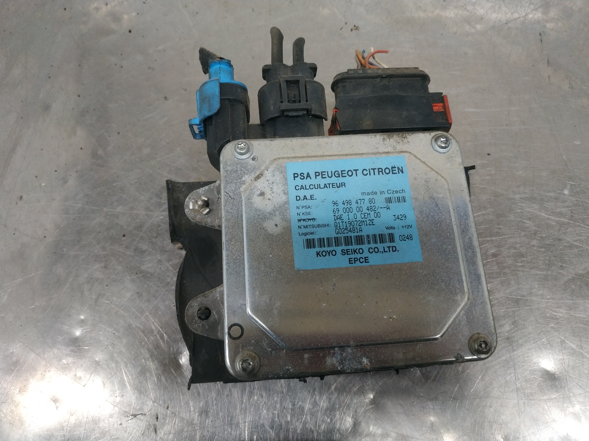 Módulo electronico 9649847780 de Citroen C3 2002-2005 - pieza usada