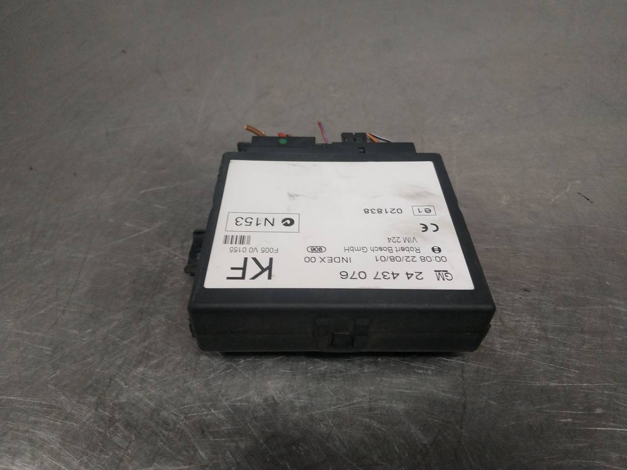 Módulo electronico Z16XE 24437076 de Opel Astra 1998-2003 - pieza usada