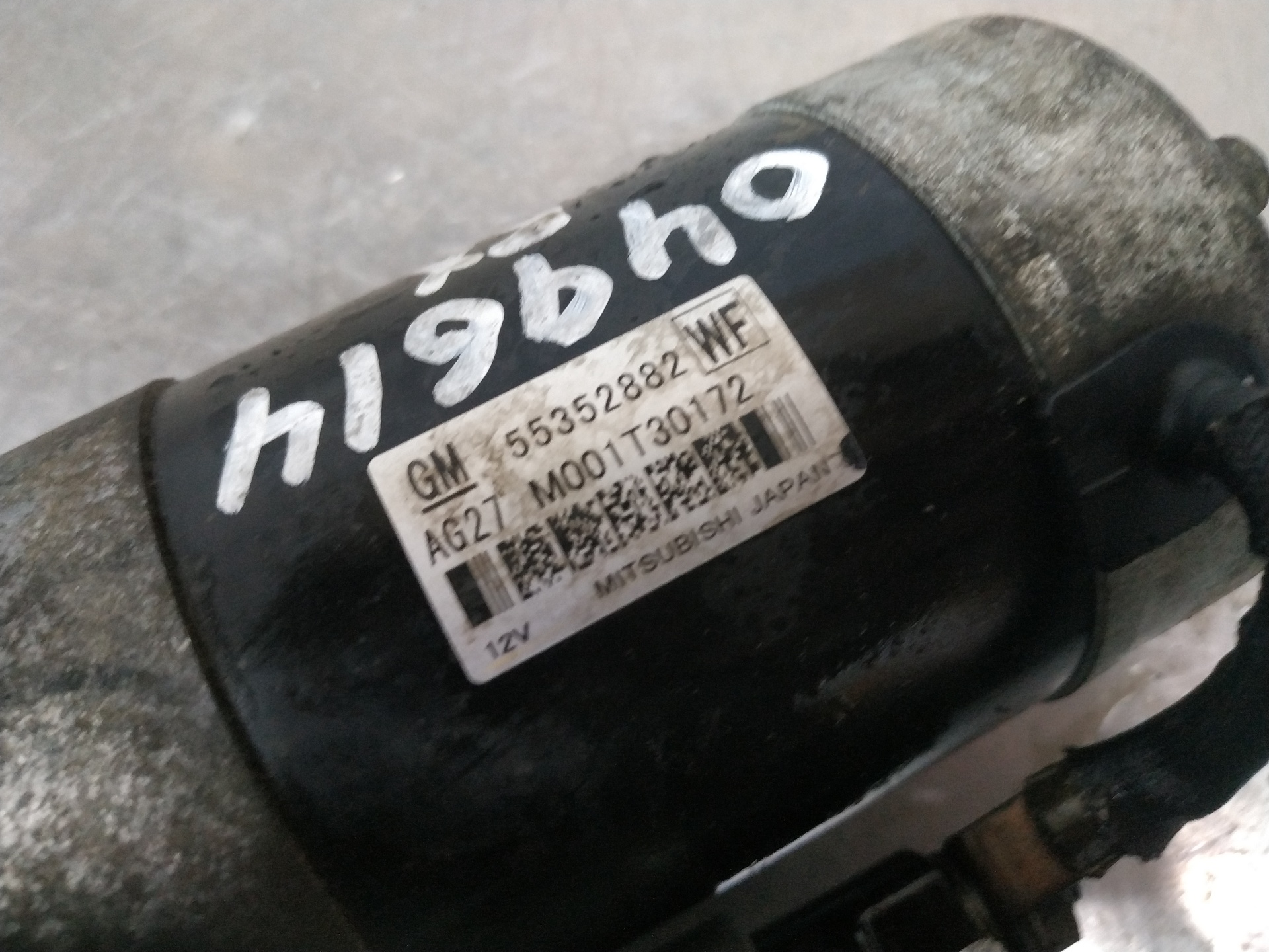 Motorino di avviamento 55352882 de Opel Insignia 2008-2011 - pieza usada