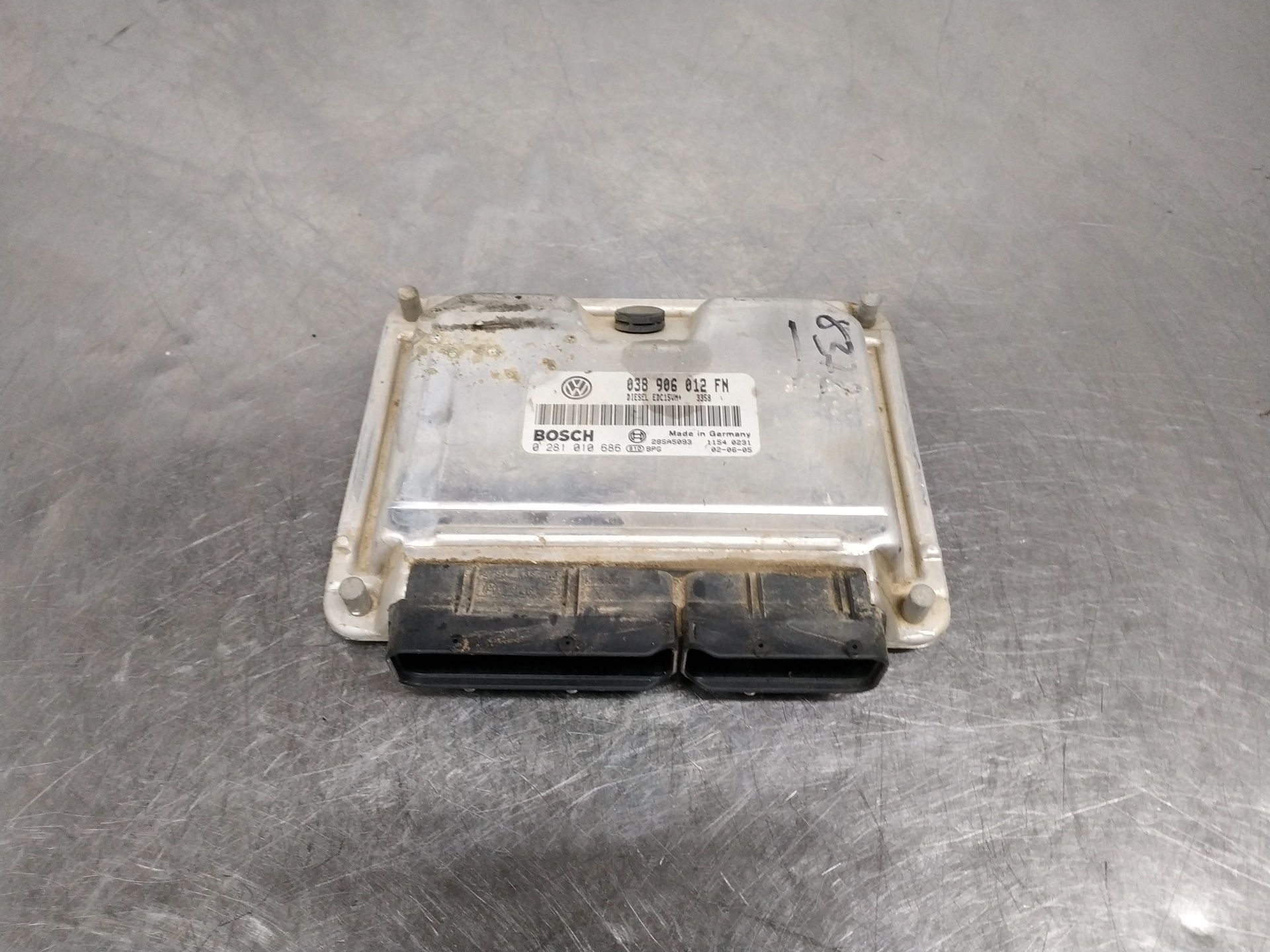 TOYOTA Camry XV40 (2006-2011) Motorkontrollenhet ECU 038906012FN 27391519