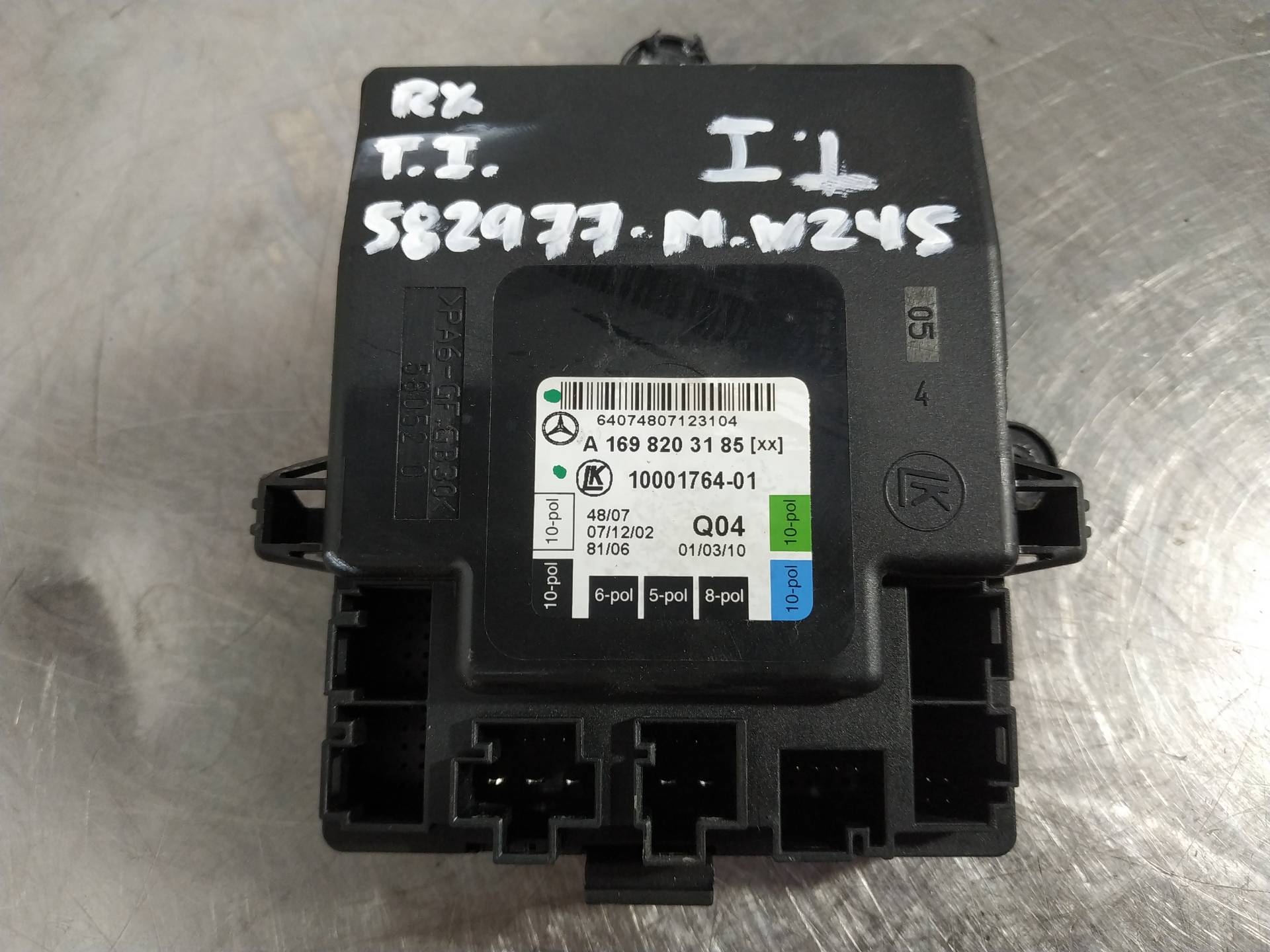 MERCEDES-BENZ B-Class W245 (2005-2011) Other Control Units A1698203185 19048892