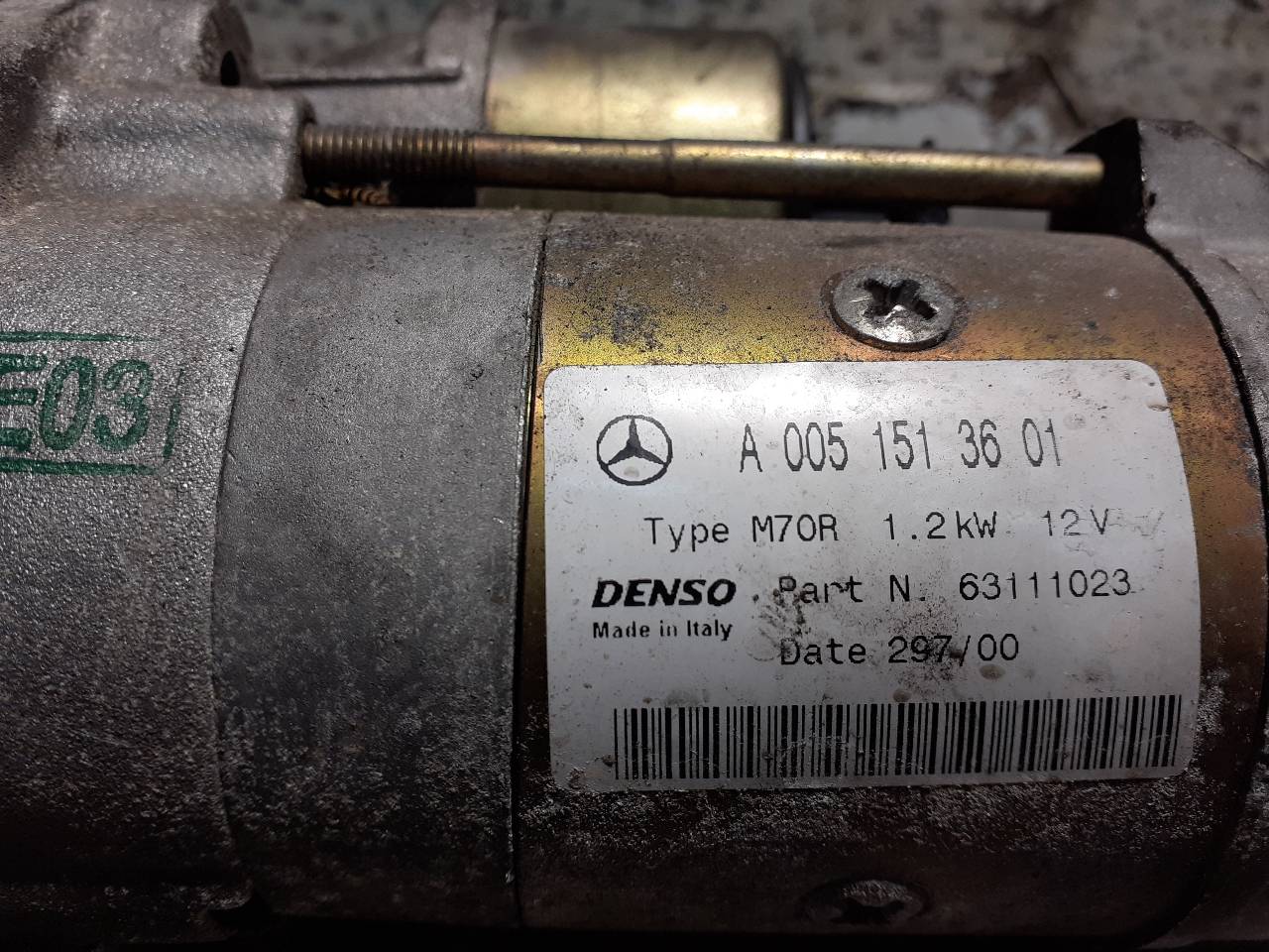 MERCEDES-BENZ CLK AMG GTR C297 (1997-1999) Starter Motor A0051513601 18958545