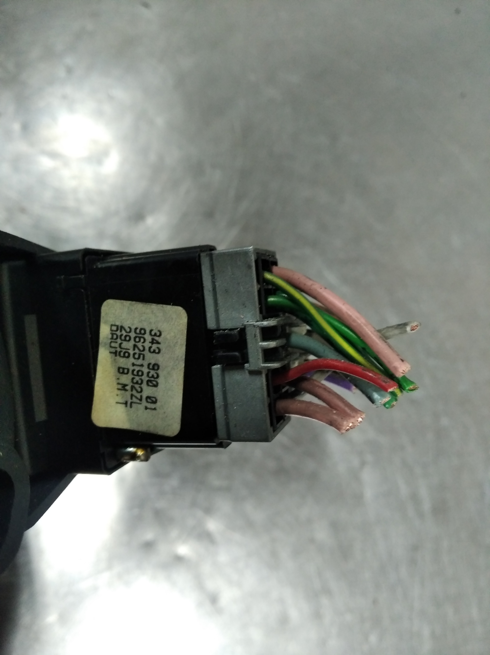 Mando multifunción NFU 9630605180 de Citroen Xsara 2000-2002 - pieza usada