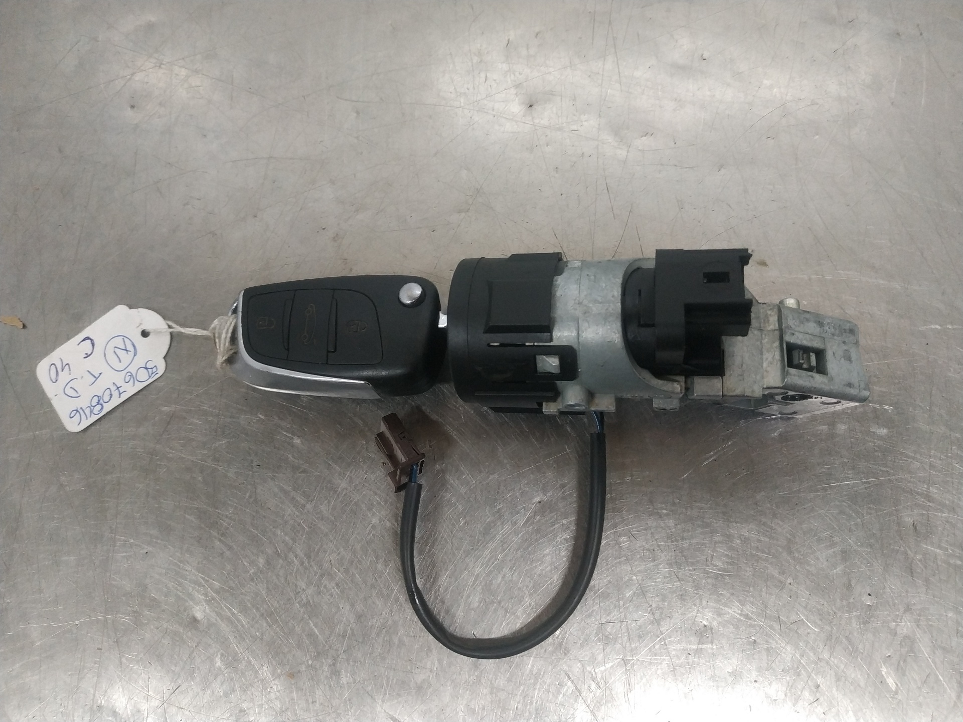 Comutador de arranque 9663123380 de Citroen C4 coupé (la_) 2004-2011 - pieza usada