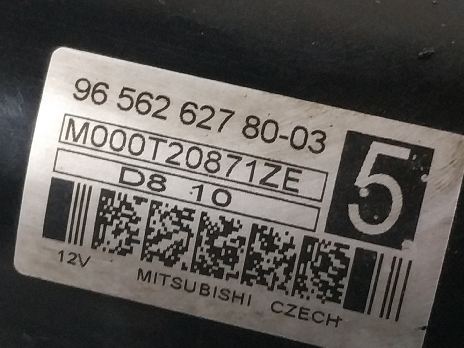 Motor arranque 9656262780 de Peugeot 407 (6d_) 2004-2010 - pieza usada