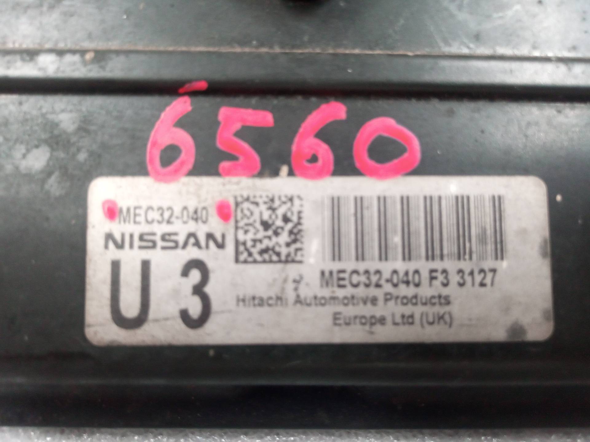 NISSAN Micra K12 (2002-2010) Motorkontrolenhed ECU MEC32040 23801416