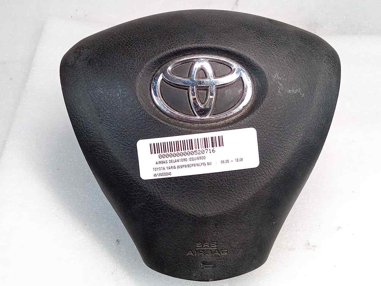 TOYOTA Yaris 2 generation (2005-2012) Інші блоки керування 451300D240 25755479