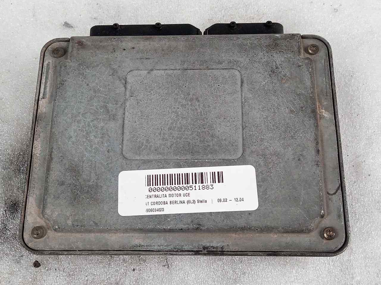 SEAT Cordoba 2 generation (1999-2009) Motorstyrenhet ECU 036906034GM 23803235