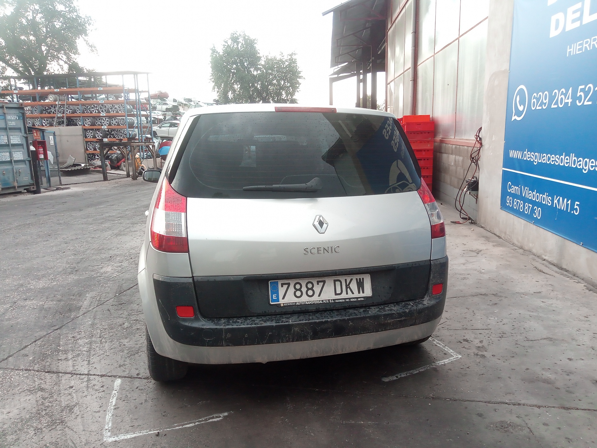 RENAULT Scenic 2 generation (2003-2010) Задна дясна задна лампа 15911600 23801678