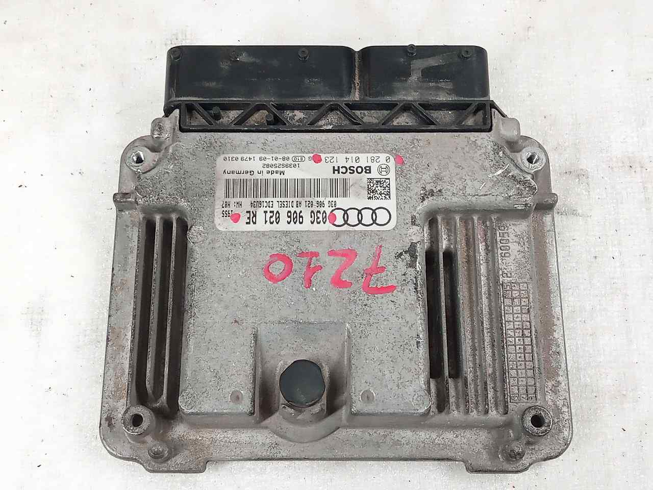 AUDI A3 8P (2003-2013) Μονάδα ελέγχου κινητήρα ECU 03G906021RE 23803370