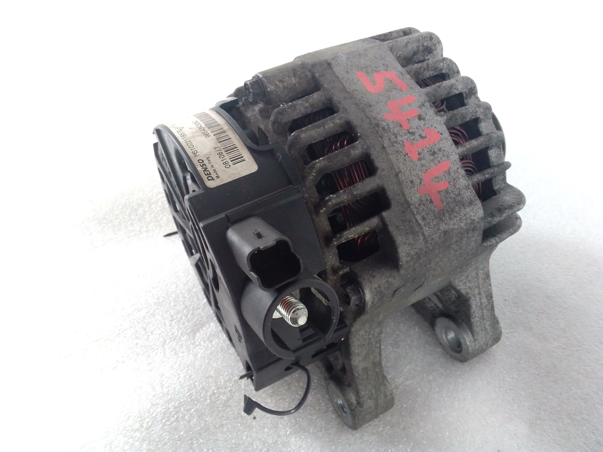 PEUGEOT 207 1 generation (2006-2009) Alternator 9654343080 20073756