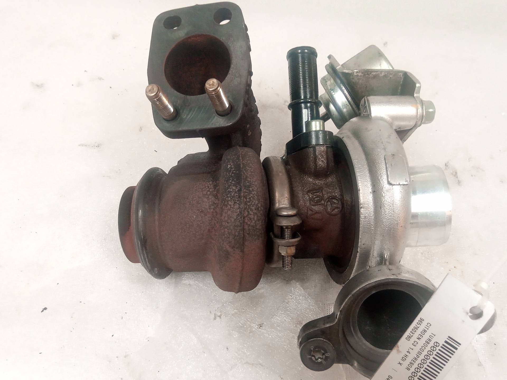 CITROËN C3 1 generation (2002-2010) Turbocharger 9657603780 23814690