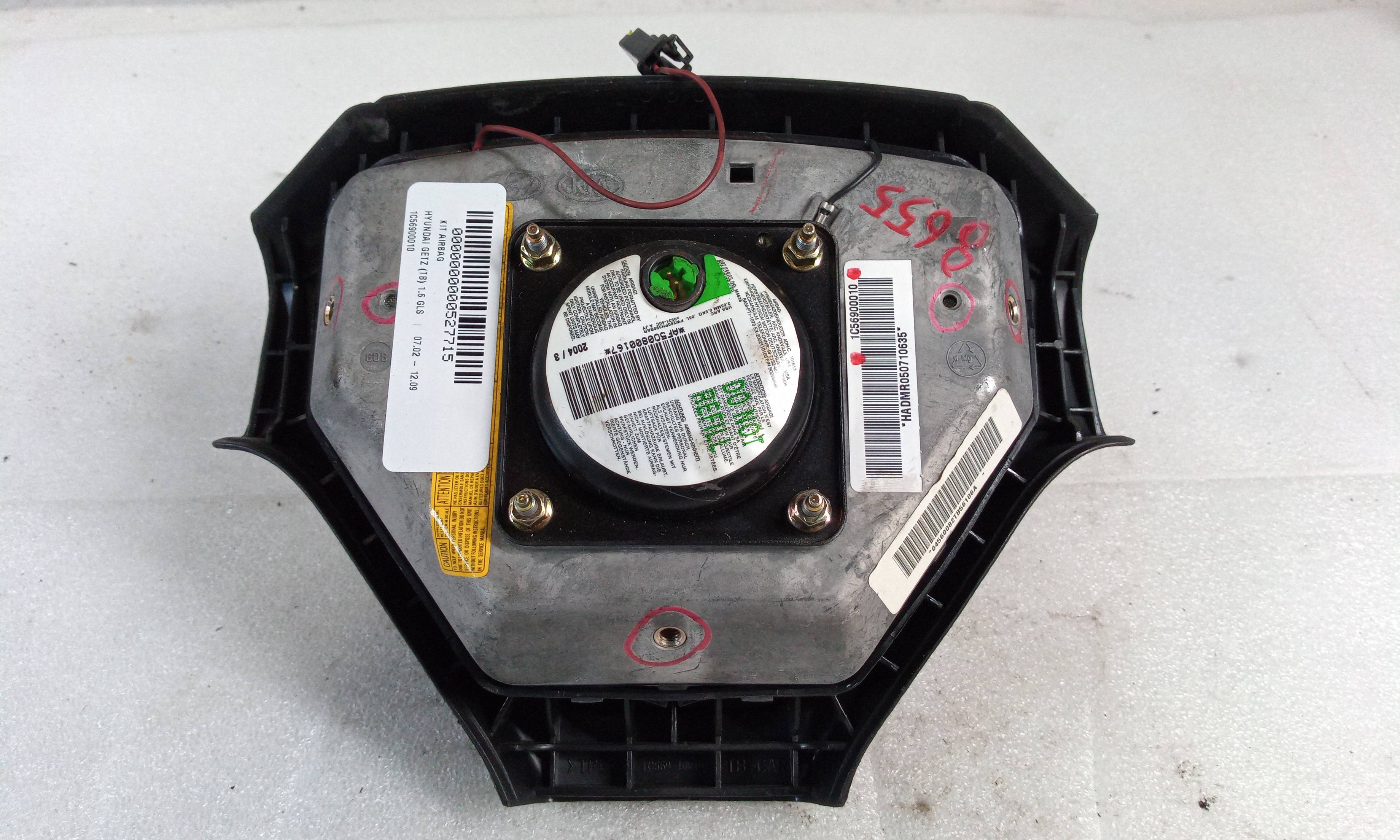 Kit airbag 1C56900010 de Hyundai Getz (tb) 2002-2005 con 191250 km - pieza usada