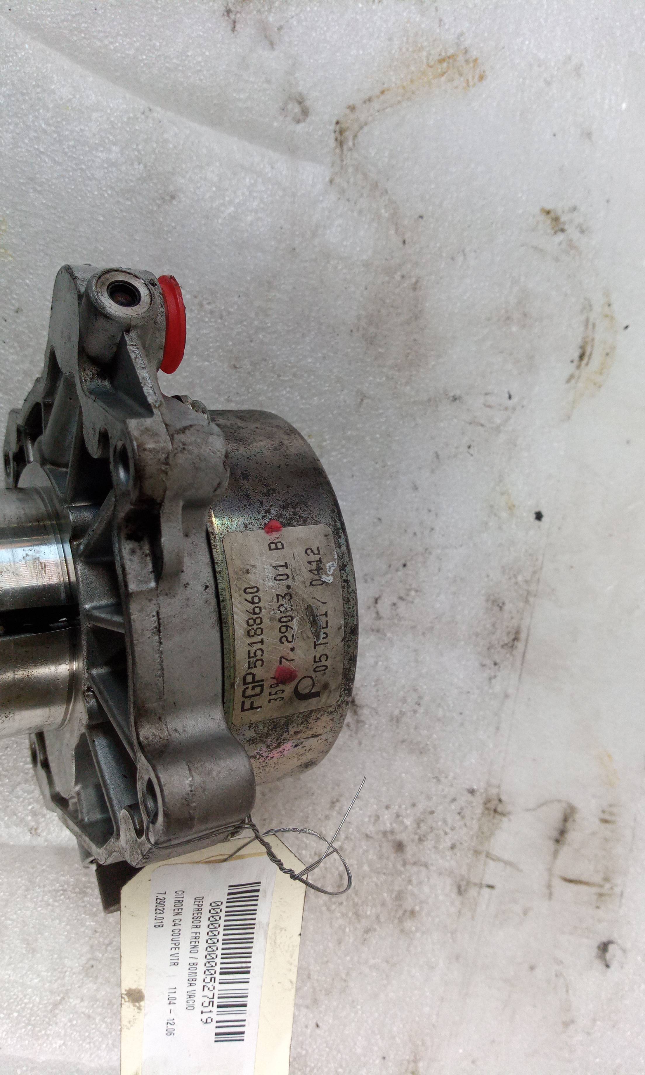 Depresor freno / bomba vacio 72902301B de Citroen C4 coupé (la_) 2004-2011 90 CV - pieza usada