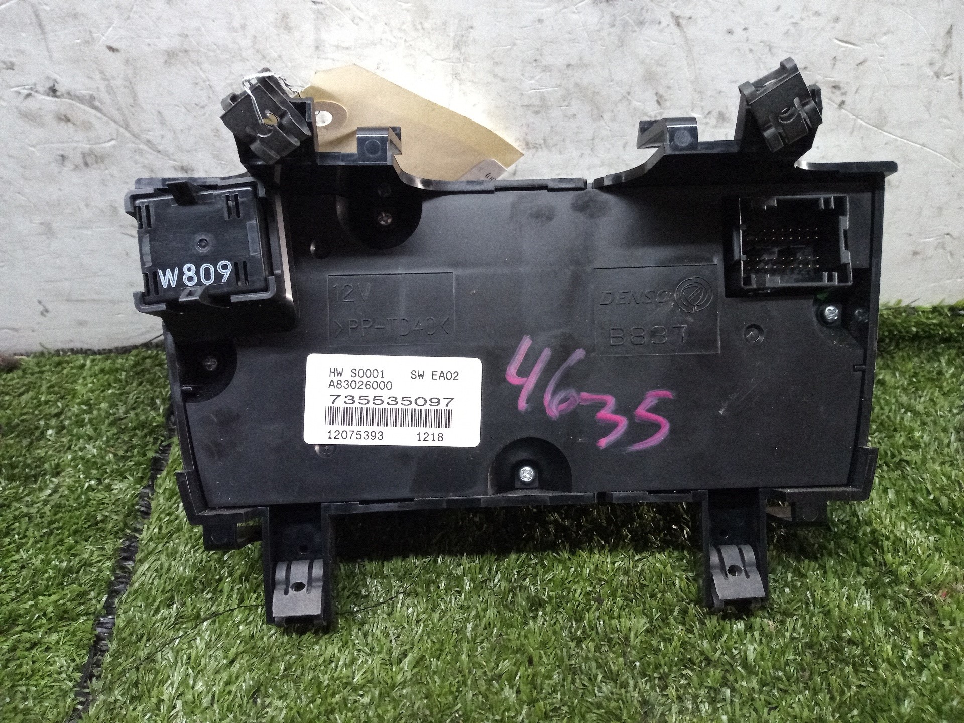 FIAT Ducato 2 generation (1993-2006) Climate  Control Unit 735535097 20054206