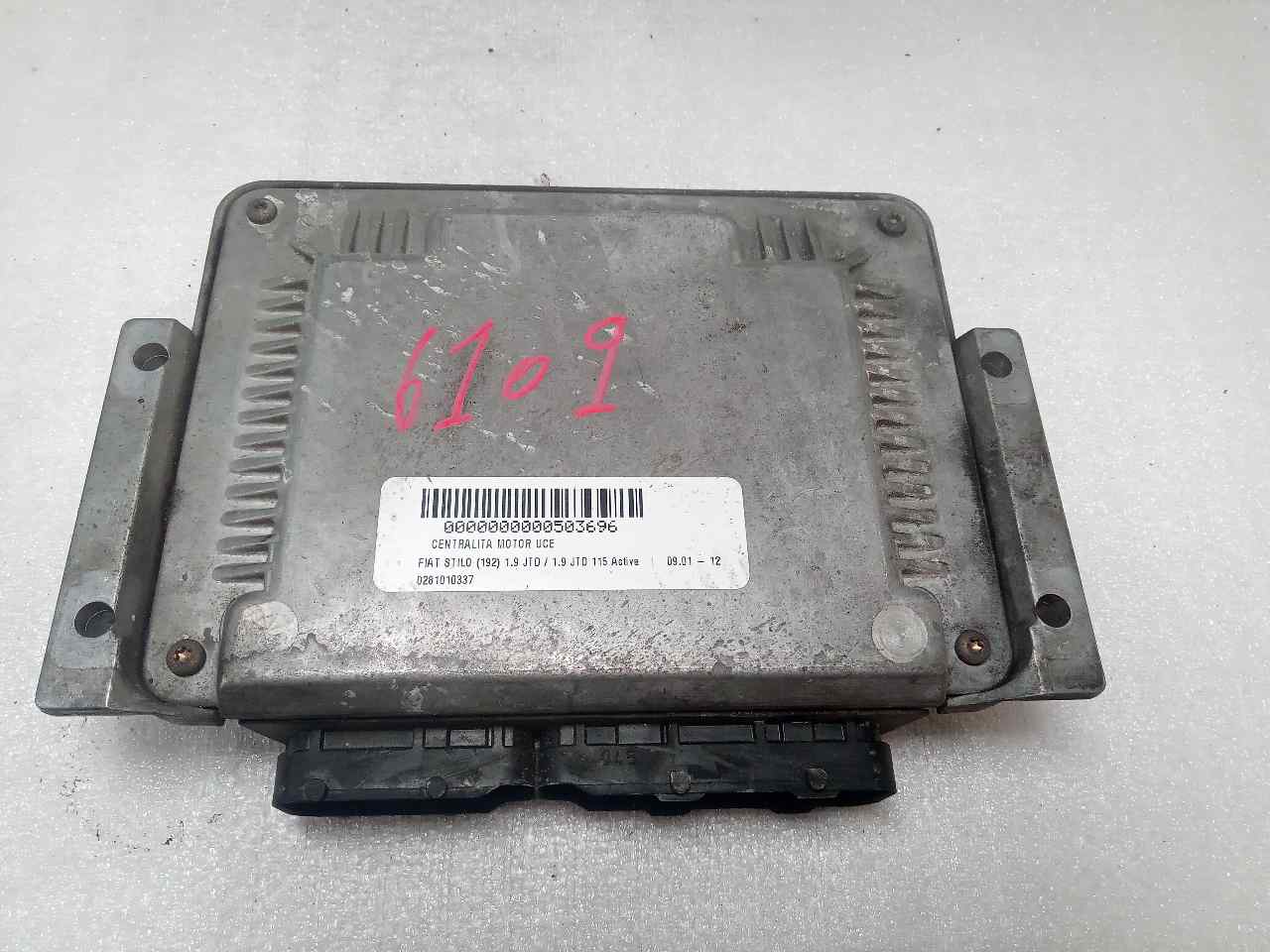 FIAT Stilo 1 generation (2001-2010) Engine Control Unit ECU 0281010337 23801499