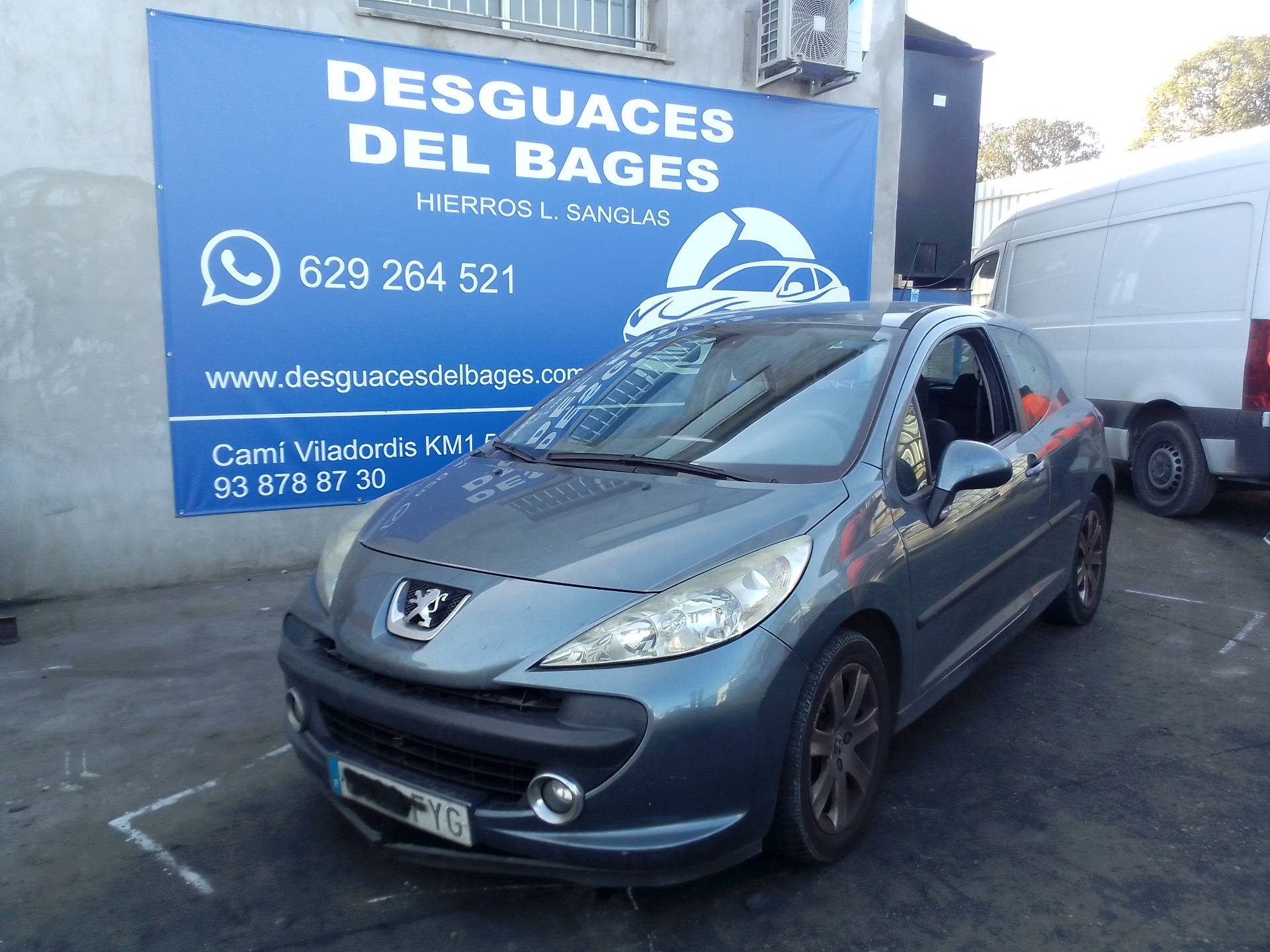 PEUGEOT 207 1 generation (2006-2009) Forreste højre dørlås 24099816 20052344