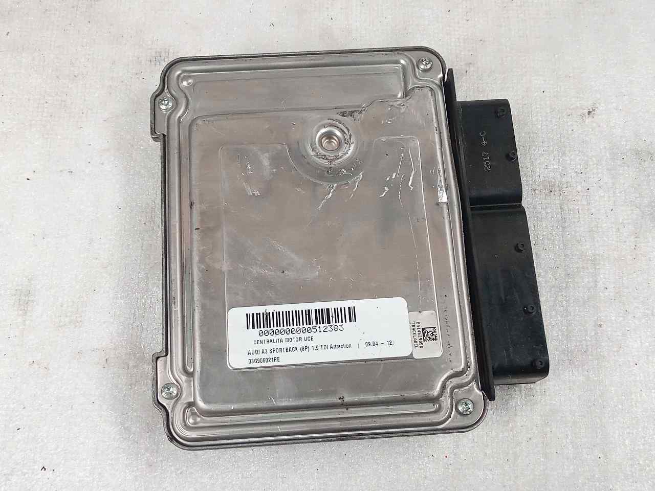 AUDI A3 8P (2003-2013) Μονάδα ελέγχου κινητήρα ECU 03G906021RE 23803370