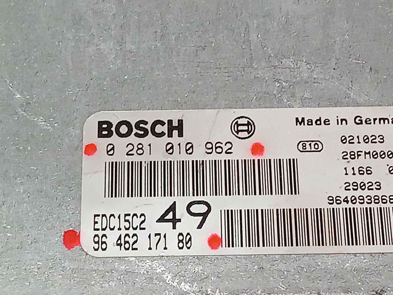 Switchboard engine uce RHZ 0281010962 de Citroen Xsara (n1) 2000-2005 109 CV - pieza usada