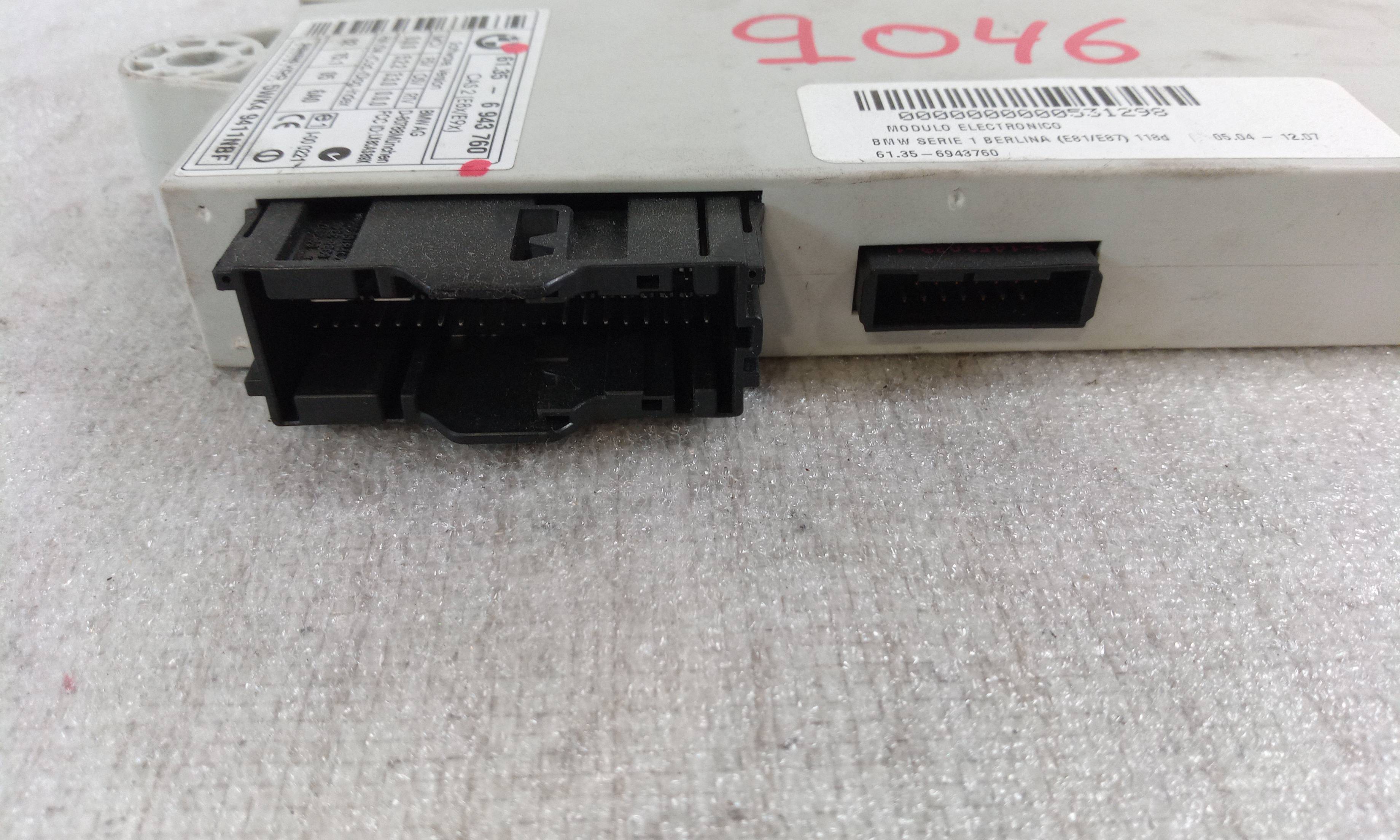 Módulo electronico M47N204D4 61356943760 de Bmw 1 (e81) 2006-2011 122 CV - pieza usada