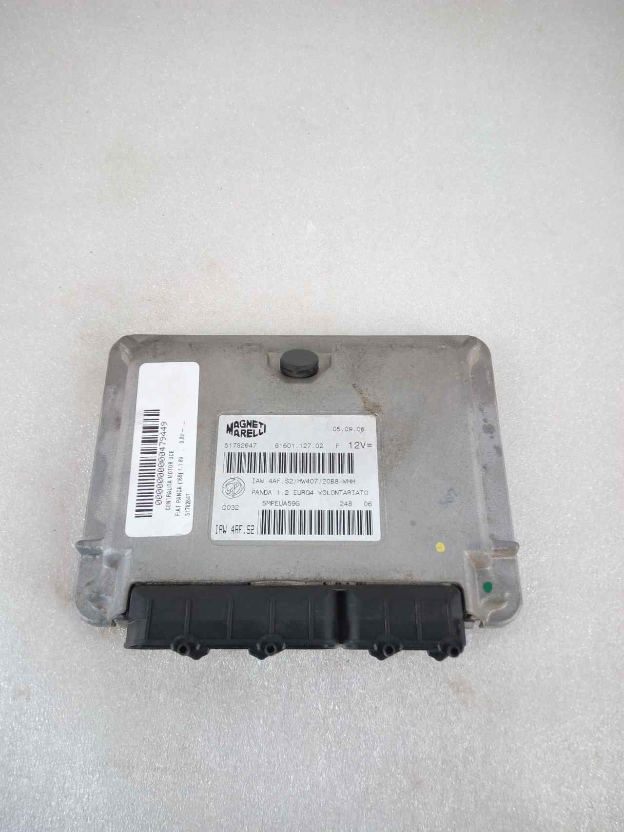 FIAT Panda 2 generation (2003-2011) Блок керування двигуном ECU 51782647 20067927