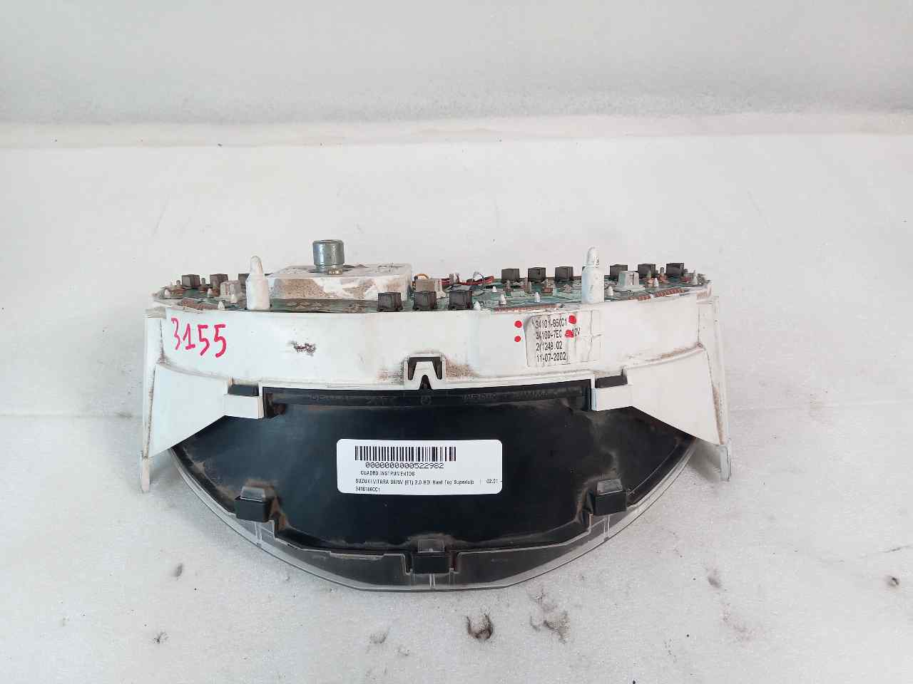 Cuadro de instrumentos 3410186CC1 de Suzuki Vitara cabrio (et, ta) 1990-1999 90 CV - pieza usada