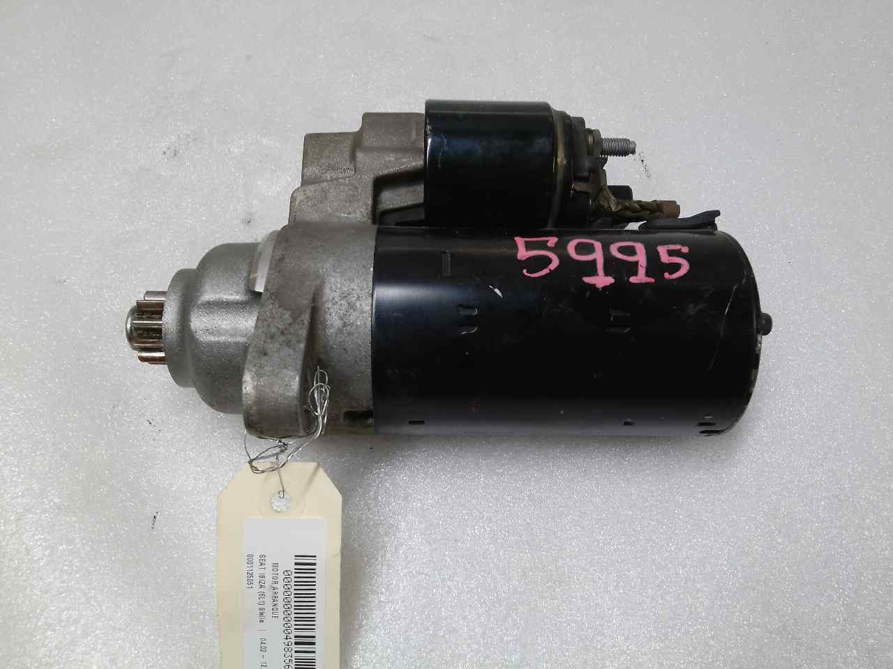 SEAT Ibiza 3 generation (2002-2008) Startmotor 0001125051 24827045