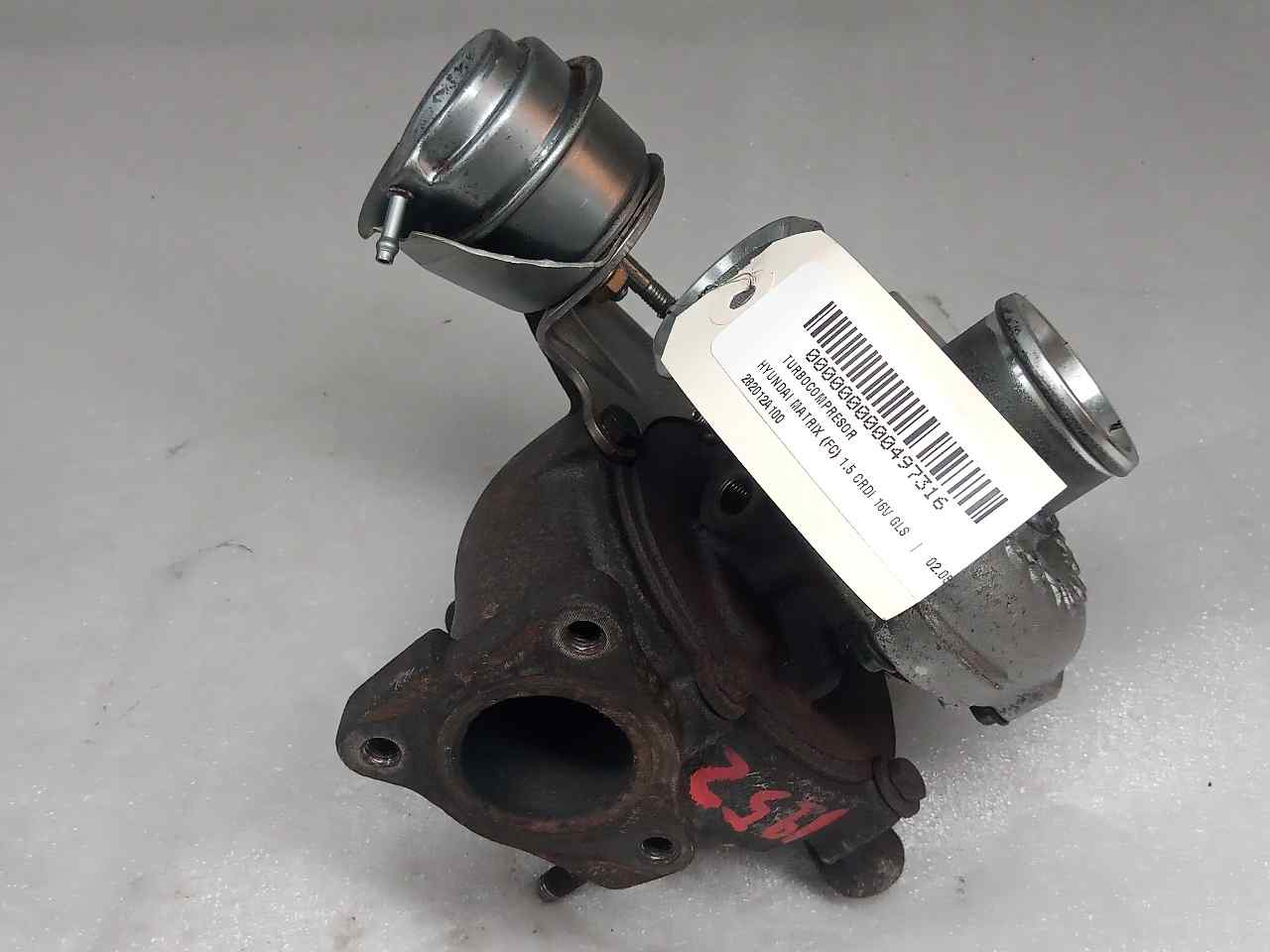 HYUNDAI Matrix 1 generation (2001-2010) Turbina 282012A100 24827031