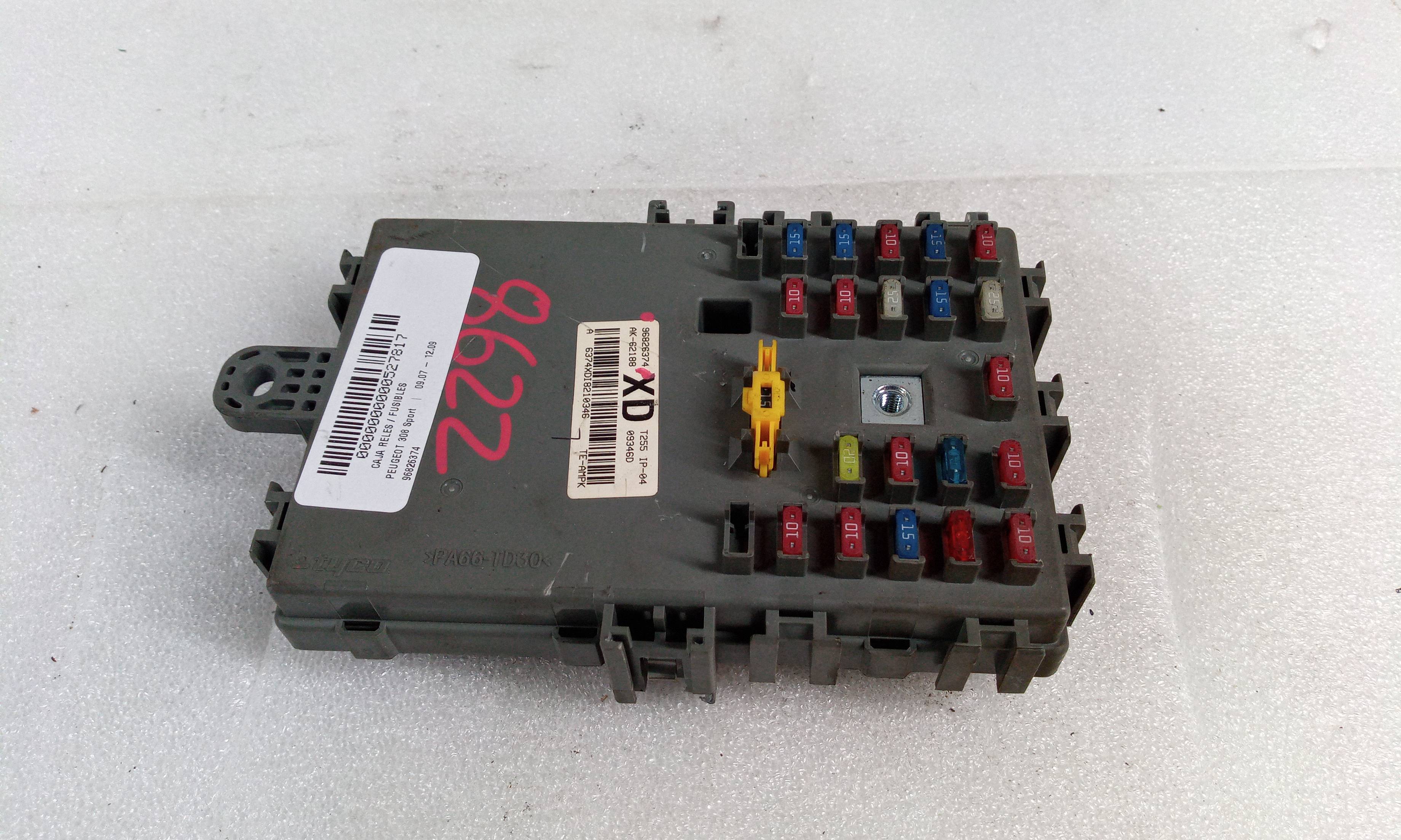 Sicherungskasten 96826374 de Peugeot 308 2007-2010 con 230736 km