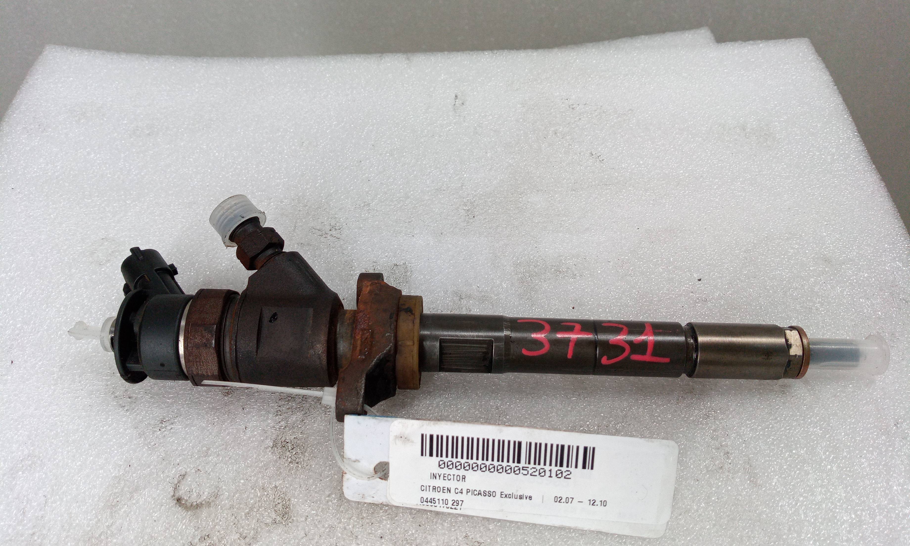 CITROËN C4 Picasso 1 generation (2006-2013) Fuel Injector 0445110297 25576376