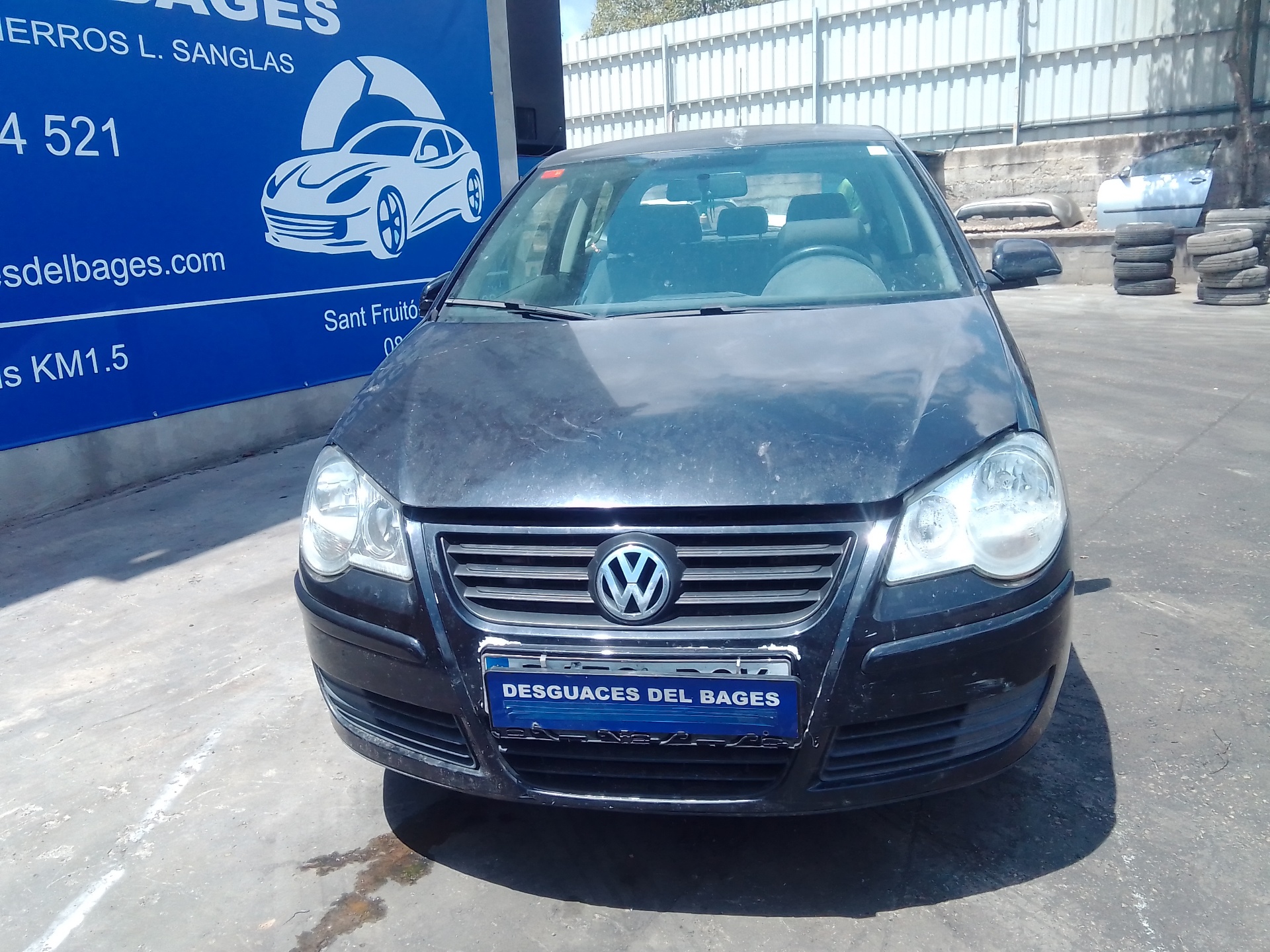 VOLKSWAGEN Polo 4 generation (2001-2009) Решетка бампера передняя левая 6Q0853665D 20033642