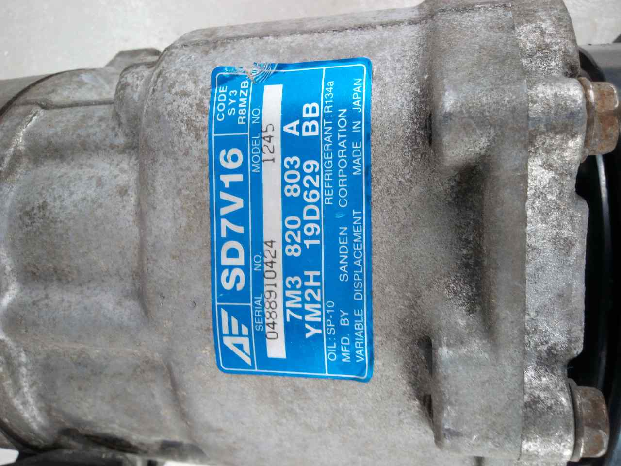 SEAT Alhambra 1 generation (1996-2010) Air Condition Pump 7M3820803A 20066705