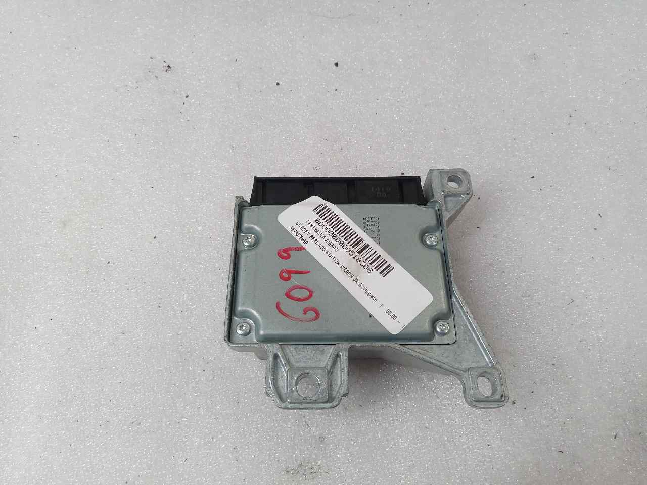 CITROËN Berlingo 2 generation (2008-2023) Unitate de control SRS 9673576980 25240382