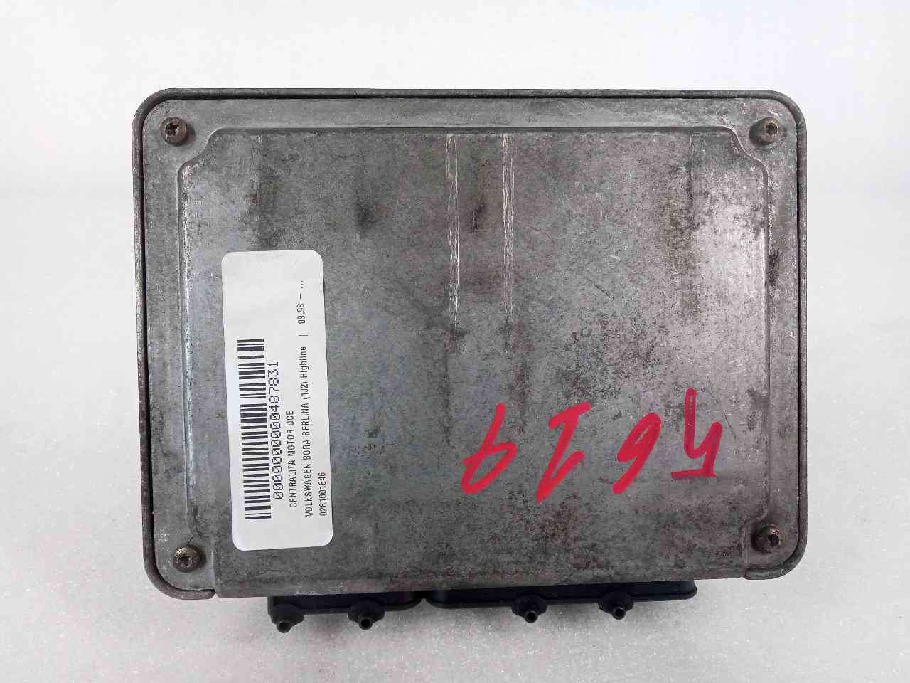 VOLKSWAGEN Bora 1 generation (1998-2005) Блок керування двигуном ECU 0281001846 21627911