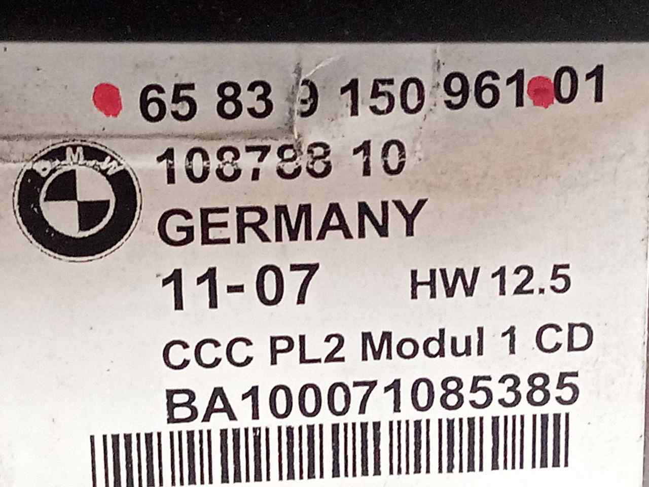 BMW 3 Series E90/E91/E92/E93 (2004-2013) Mūzikas atskaņotājs bez GPS/navigācijas 65839150961 24851871