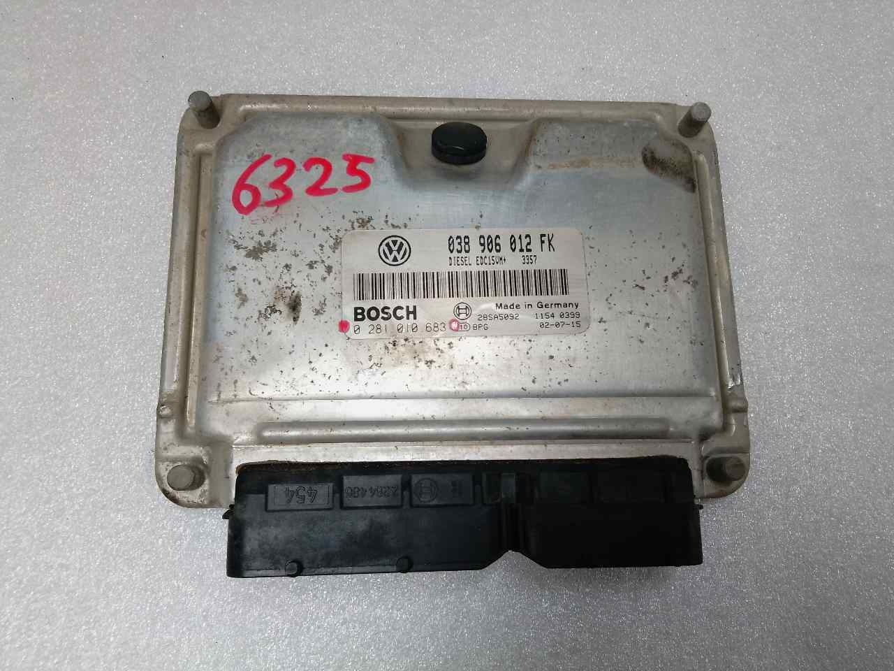 SEAT Leon 1 generation (1999-2005) Engine Control Unit ECU 0281010683 23801325