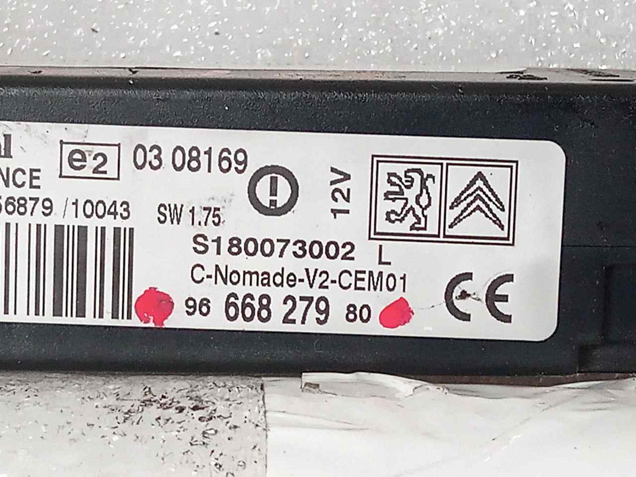 CITROËN C4 Picasso 1 generation (2006-2013) Muut ohjausyksiköt 9666827980 24856139