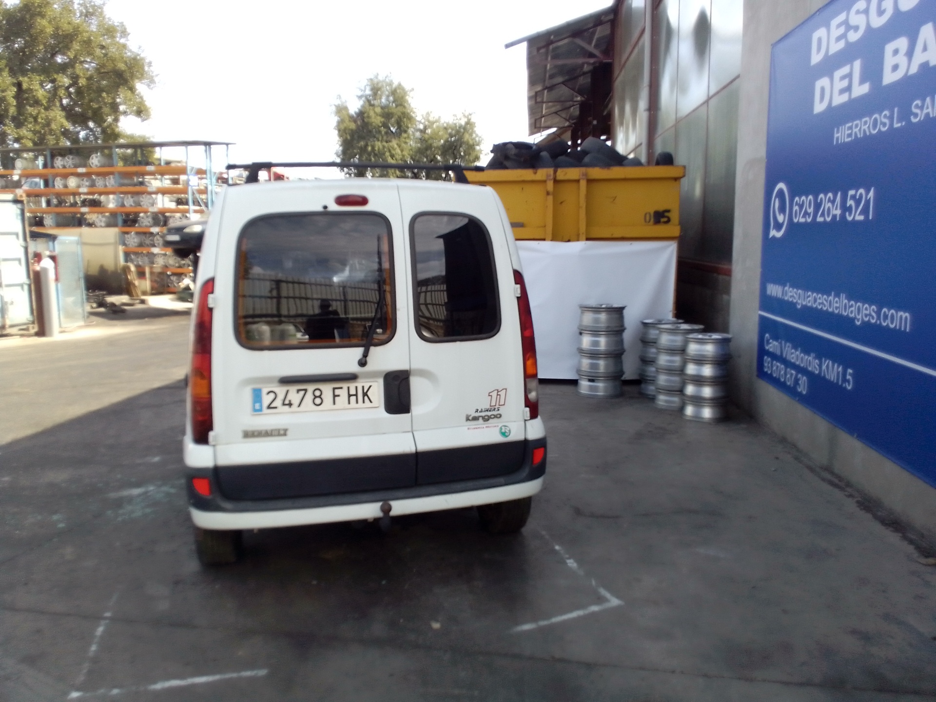 RENAULT Kangoo 1 generation (1998-2009) Преден ляв фар 8200236690 20042398