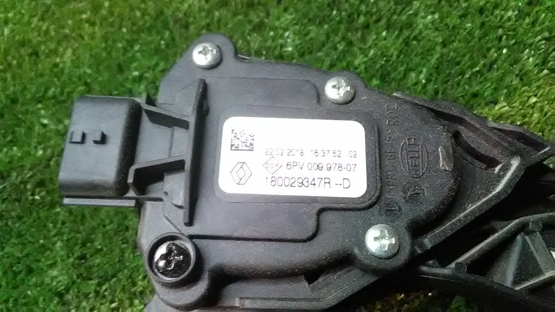 RENAULT Captur 1 generation (2013-2019) Педаль газа 180029347R 24346504