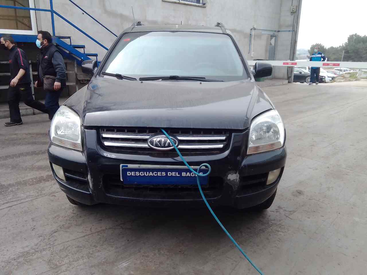 KIA Sportage 2 generation (2004-2010) Короткий кардан коробки передач 493002E300 20029432