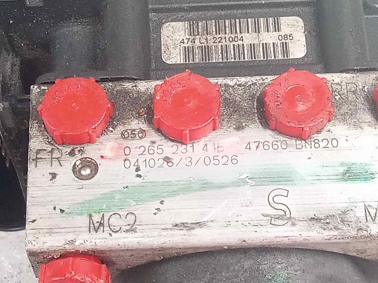 Abs QC15 0265231416 de Nissan Almera (n16/e) 2002-2004 - pieza usada