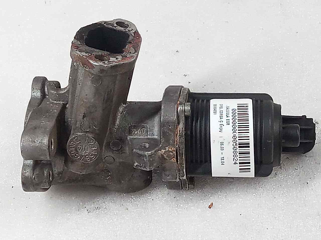 OPEL Corsa C (2000-2006) EGR ventil 55184651 23815336