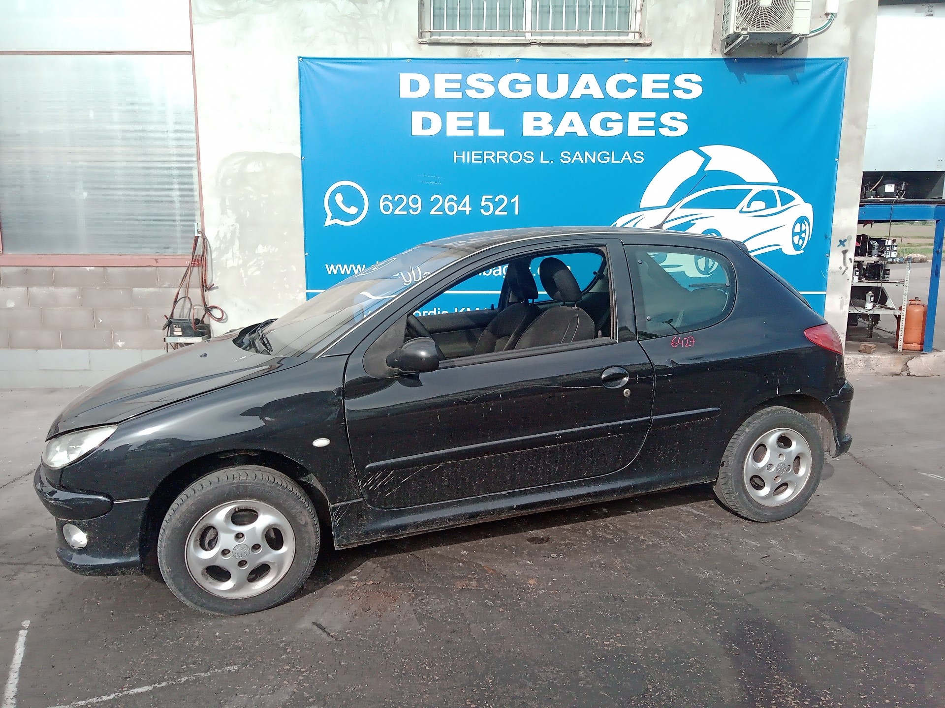 PEUGEOT 206 1 generation (1998-2009) Зеркало передней левой двери 017003 23801539